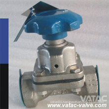 Wcb Body FEP Lining Weir Type Diaphragm Valve